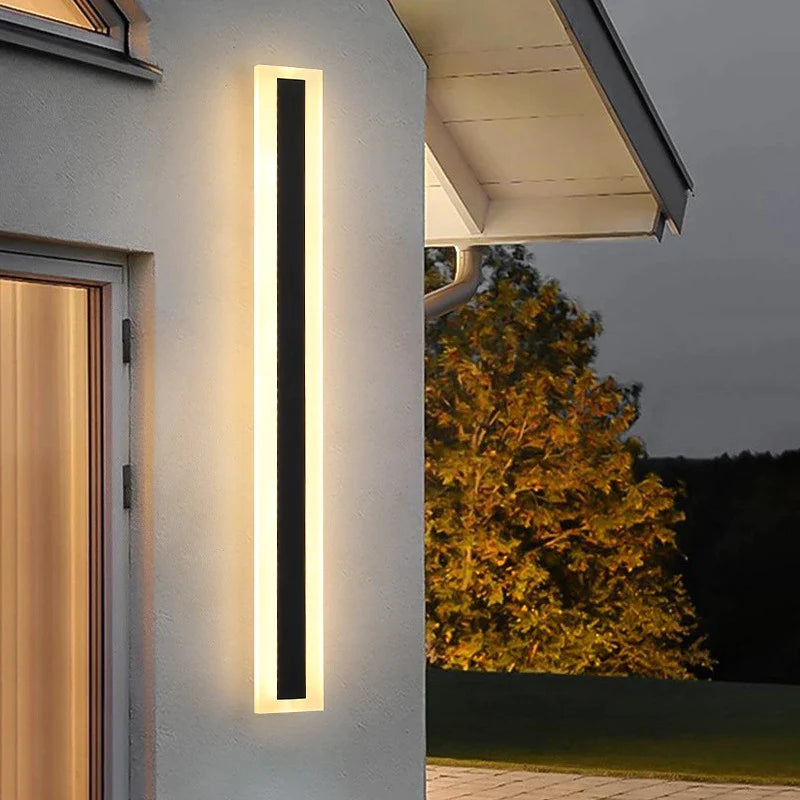 Afralia™ Outdoor LED Wall Lamp Aluminum IP65 Modern Sconce Garden Porch Light