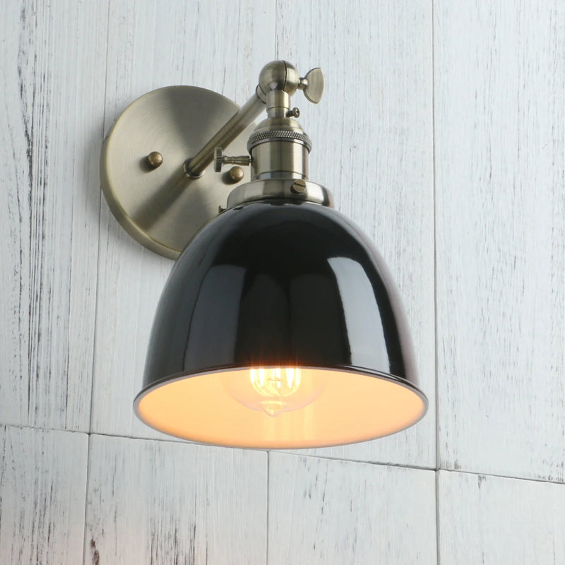 Afralia™ Industrial Black Wall Sconce 6.5'' Modern Stair Light Fixtures