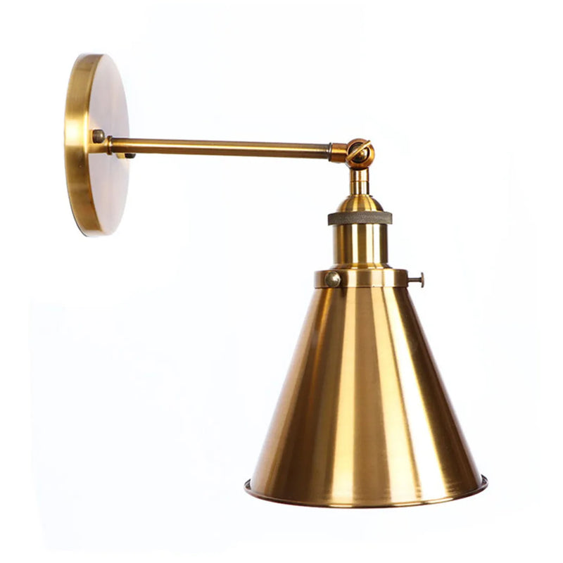 Afralia™ Elegant Gold Wall Sconce for Garden Corridor Lighting