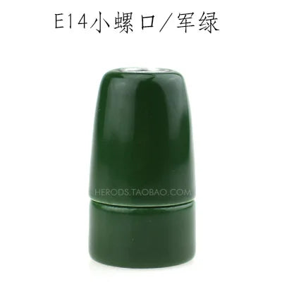 Afralia™ Vintage Ceramic E14 Lamp Socket Fitting for Pet Aquarium Fish