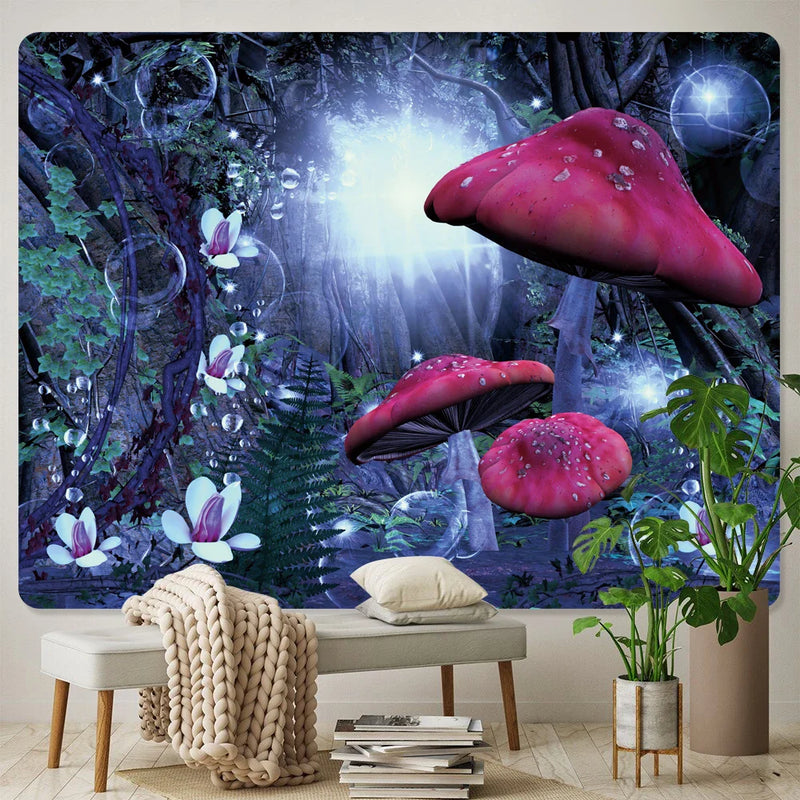 Afralia™ Christmas Window Tapestry | Psychedelic Hippie Bedroom Wall Decoration