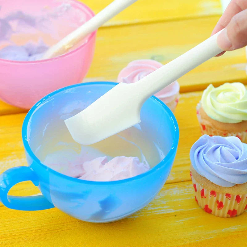 Afralia™ Silicone Elbow Spatula Cream Stirrer Baking Tool for Cakes - Durable & Practical