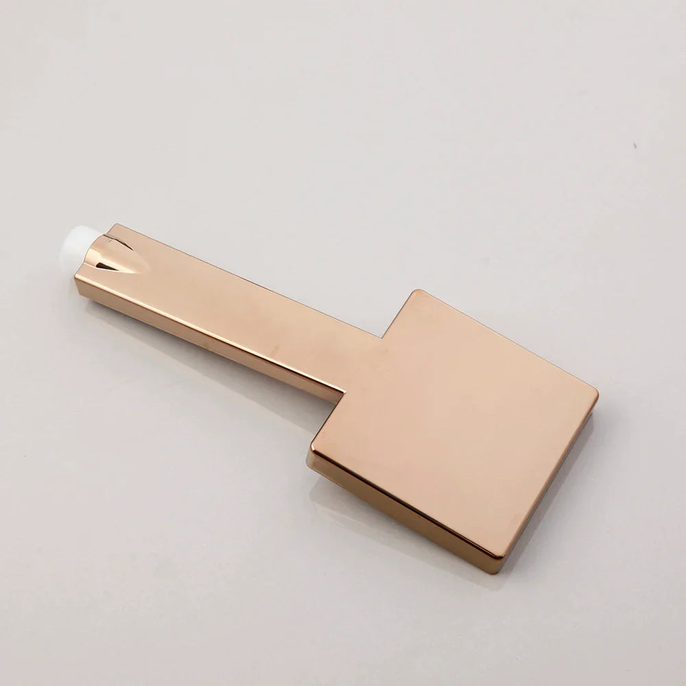 Afralia™ Rose Golden Shower Faucet Set with Rainfall Hand Shower & Mixer