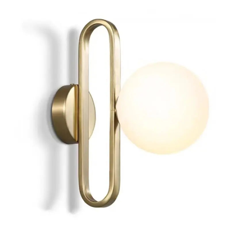 Afralia™ LED Glass Wall Sconce Modern Bathroom Kitchen Light Fixture	Simple Home Decor Wall Mounted Hallway Light