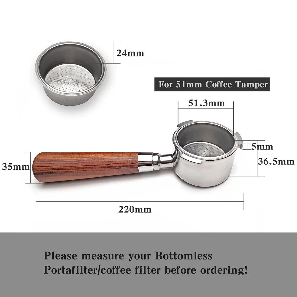 Afralia™ Coffee Bottomless Portafilter Handle Barista Tools