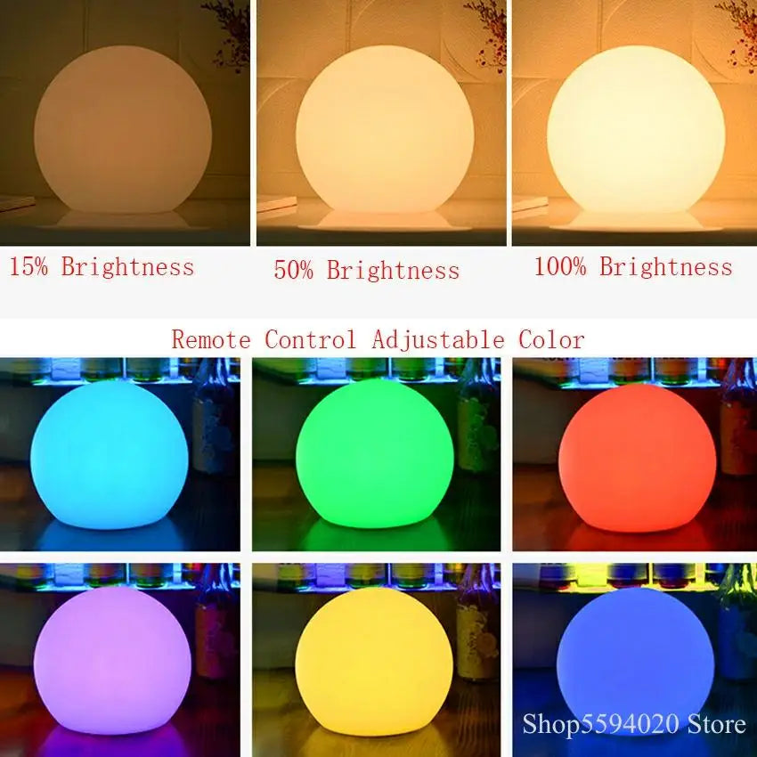 Afralia™ LED Ball Floor Lamp for Modern Home Decor in Living Room, Bedroom, or Outdoors
