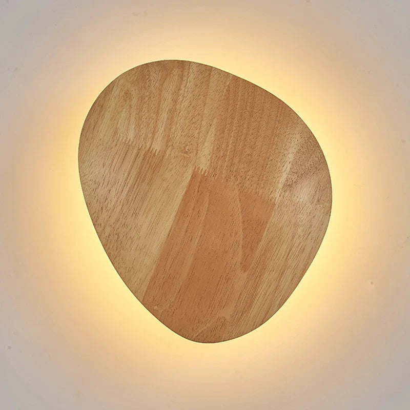 Afralia™ LED Wooden Wall Lamp: Modern Nordic Indoor Lighting for Bedroom Bedside