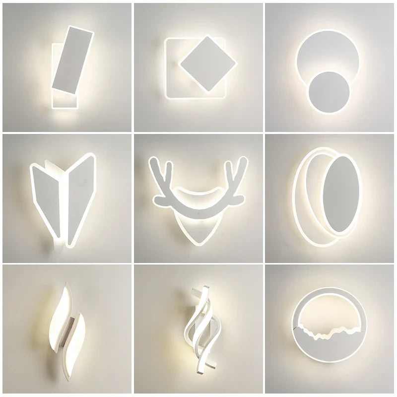 Afralia™ LED Wall Lamps: Modern Spin Design for Bedroom, Hall, Living Room - 90-260V