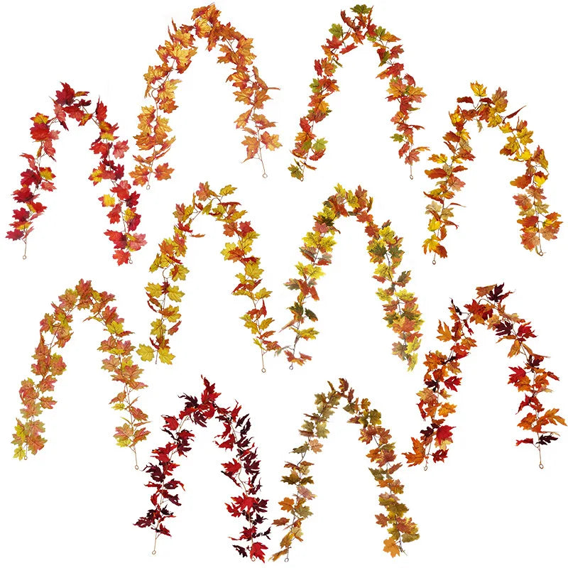 Afralia™ Harvest Home Décor: Pumpkin, Pine Cone, Maple Leaf, Vine Hanging Decoration