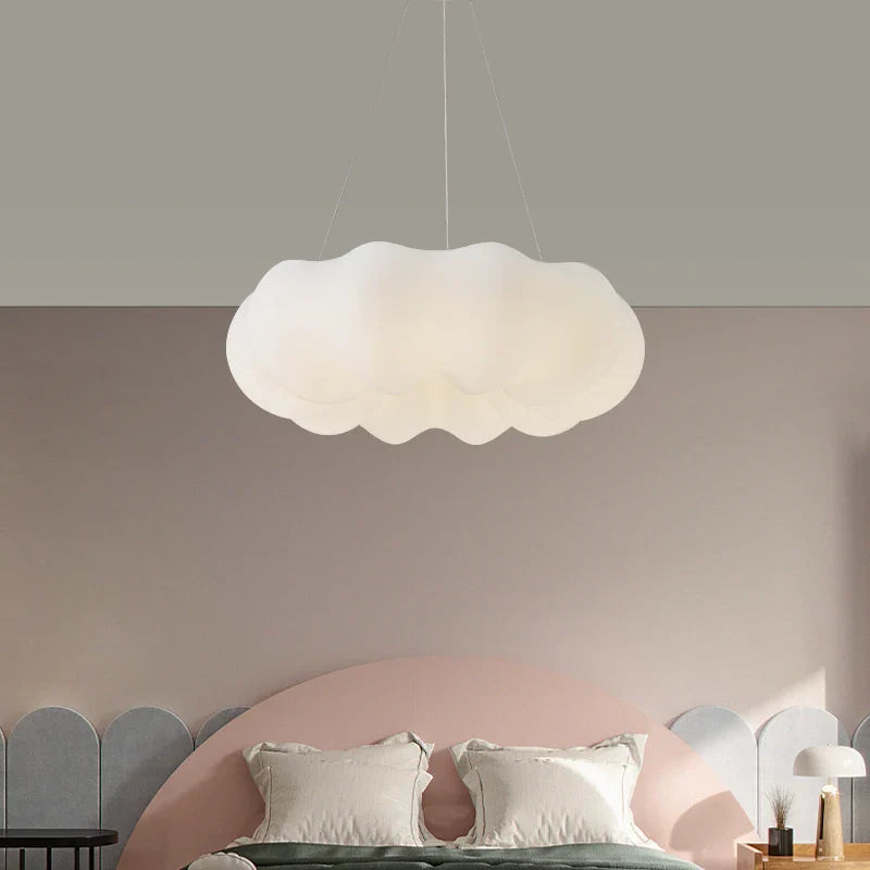 Afralia™ Modern Cloud Chandelier Pumpkin Lamp for Living Room & Children's Room