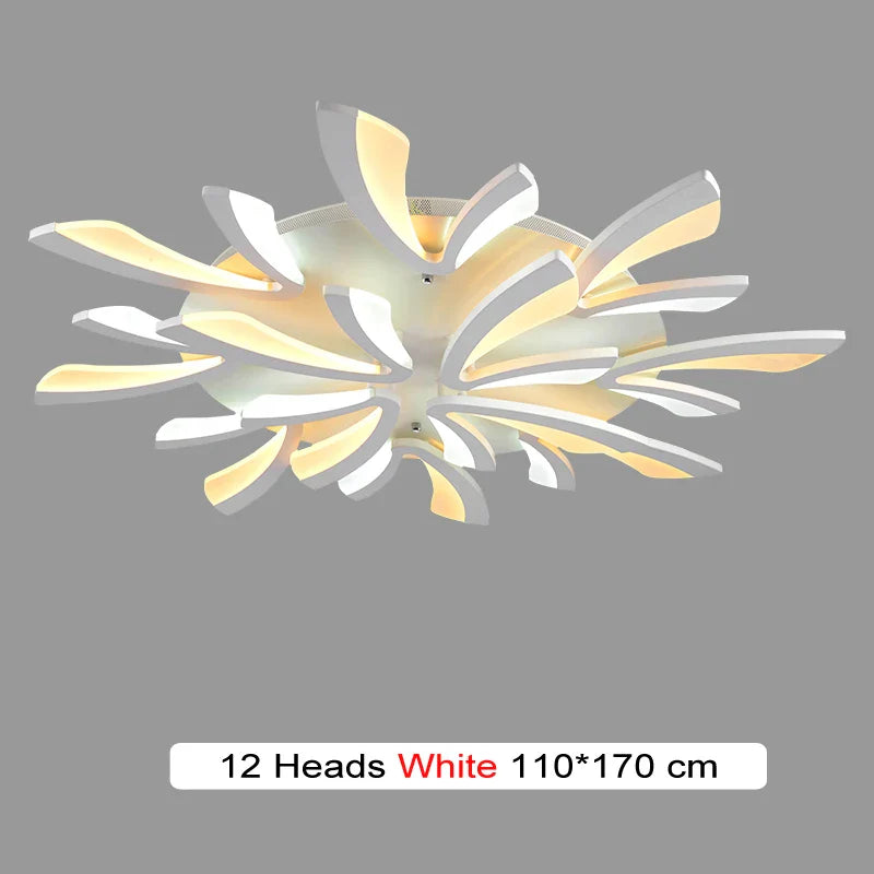 Afralia™ Modern LED Branch Chandelier for Dining Living Study Room Lighting Fixtures