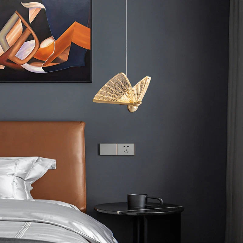 Afralia™ Nordic LED Butterfly Lights for Bedrooms, Living Rooms, Shops