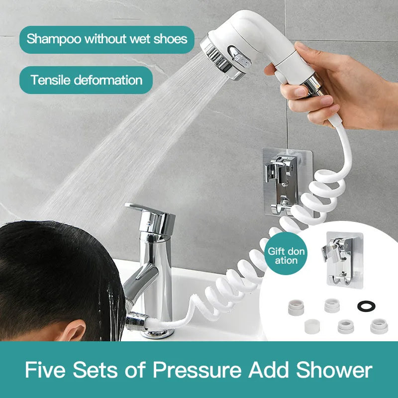 Afralia™ 3 Modes White Water Faucet Handheld Shower Nozzle for Bathroom and Kitchen