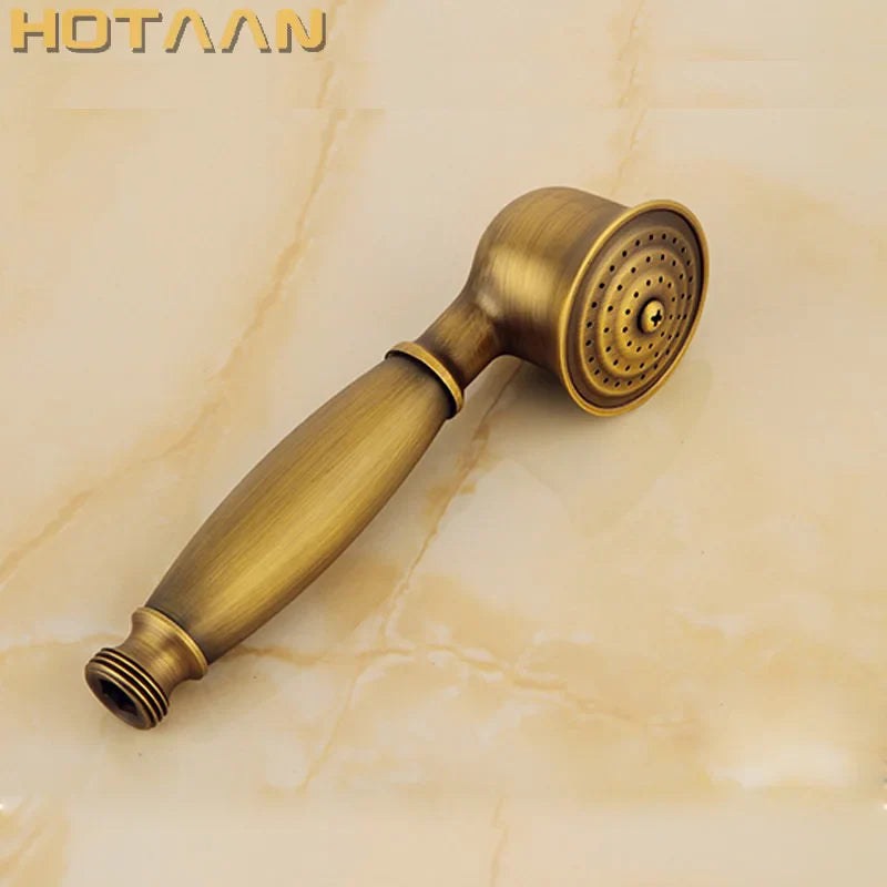 Afralia™ Brass Hand Shower Set with Hose Pipe & Holder