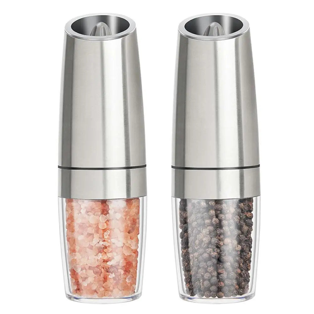 Afralia™ Electric Spice Mill Pepper Grinder Salt Shaker Kitchen Accessory