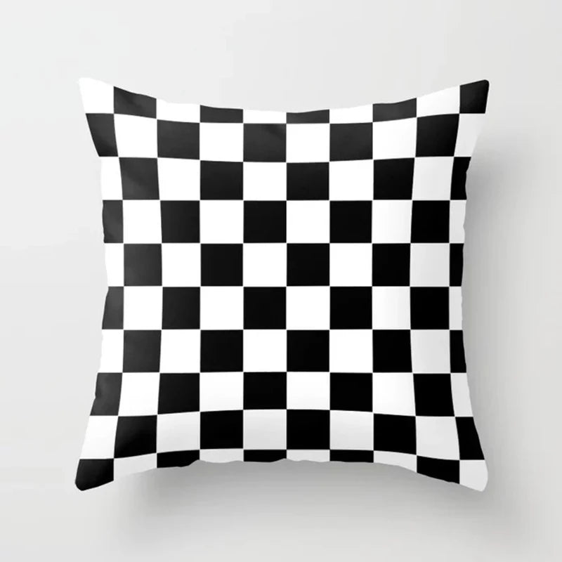 Geometric Abstract Afralia™ Lumbar Pillowcase - 45x45cm Office & Car Cushion Cover