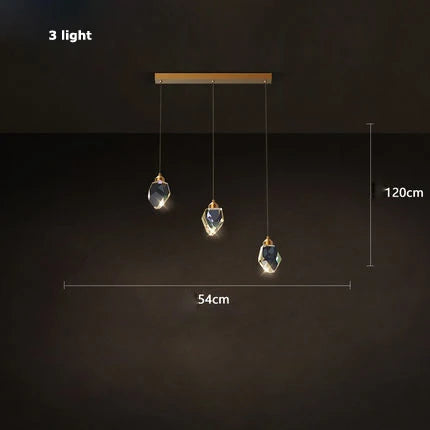 Afralia™ Crystal Copper Round Chandelier: Elegant LED Suspension Lamp for Dinning Room