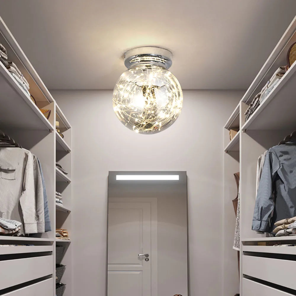 Afralia™ Gypsophila LED Ceiling Light: Modern & Nordic Style for Indoor Decor