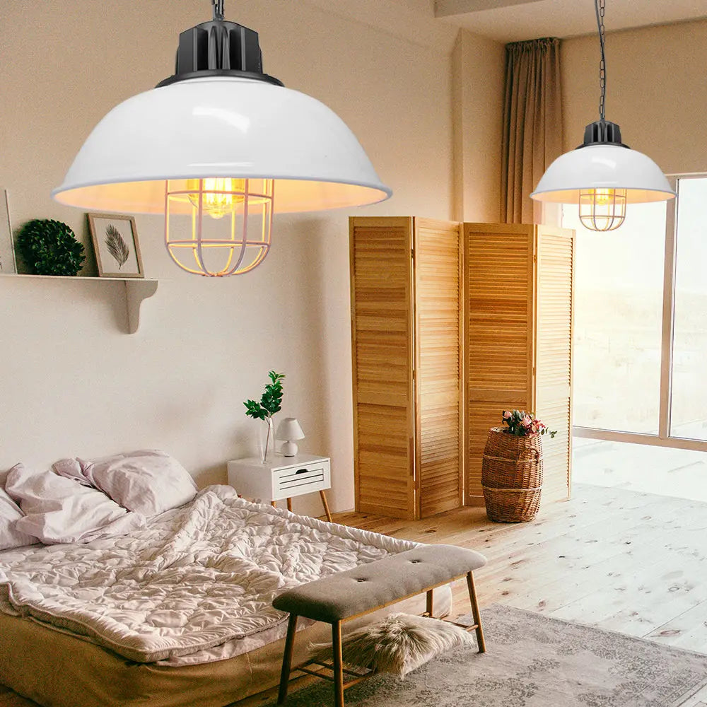 Afralia™ Retro Industrial Pendant Lights Vintage Hanging Lamp for Bar Restaurant Living Room