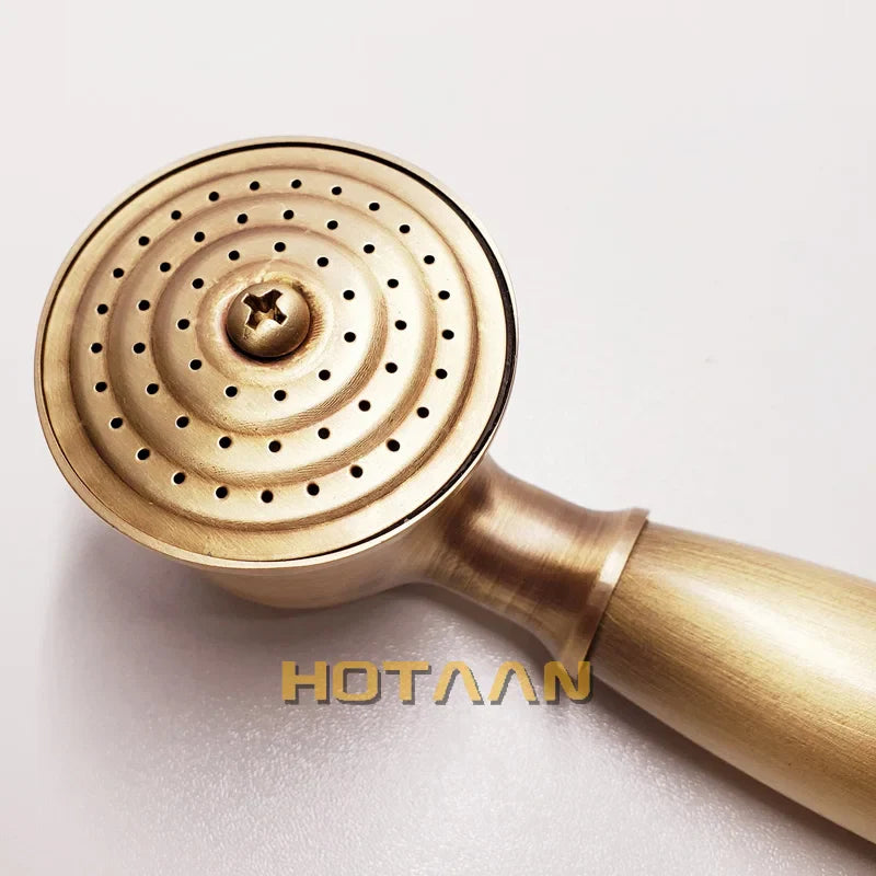 Afralia™ Brass Antique Handheld Shower Head - Luxury Bathroom Accessory