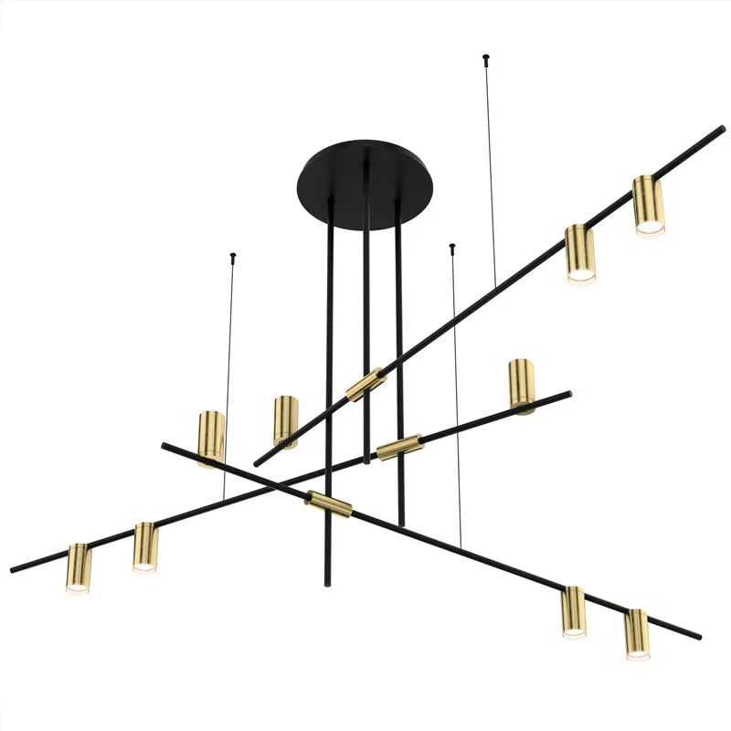 Afralia™ LED Ceiling Chandelier: Scandinavian Post-modern Designer Hanging Lamp for Dining & Living Room