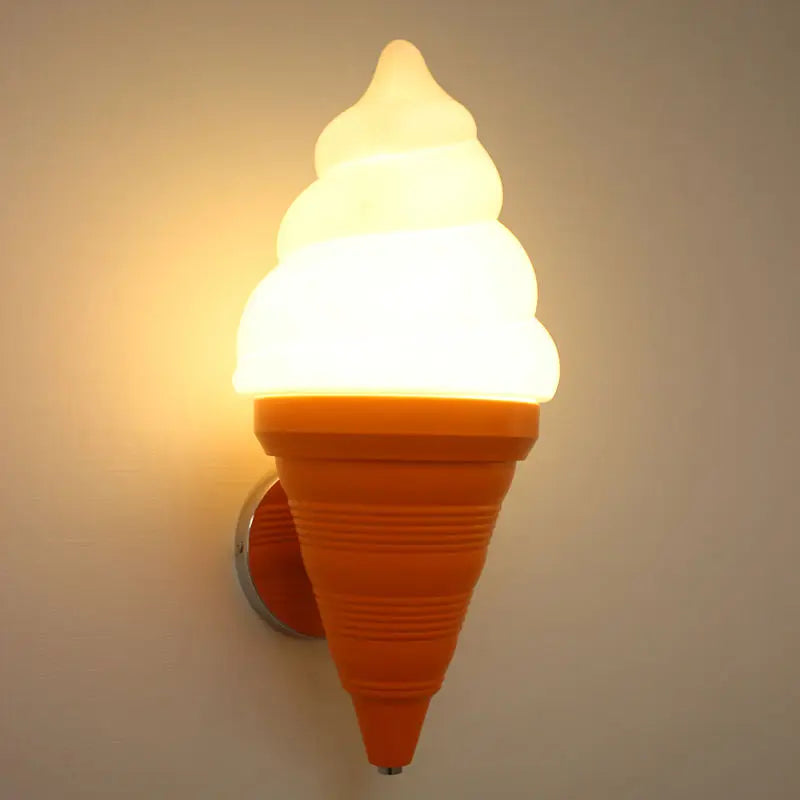 Afralia™ LED Ice Cream Wall Lamp for Modern Kitchen Children’s Bedroom Lighting