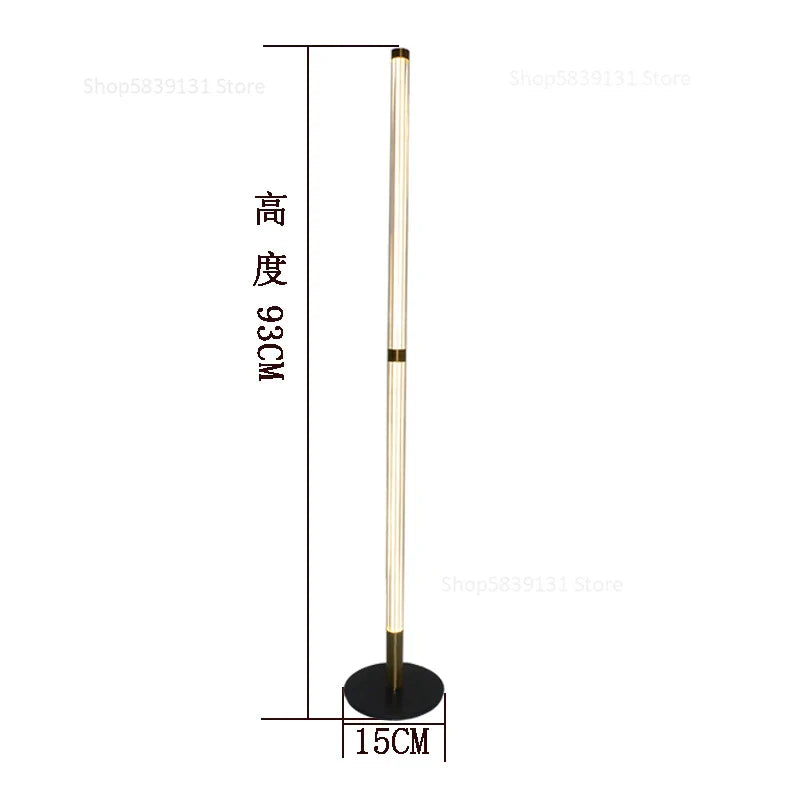 Afralia™ Modern Nordic Corner Floor Lamp for Vibrant Living Room Decor