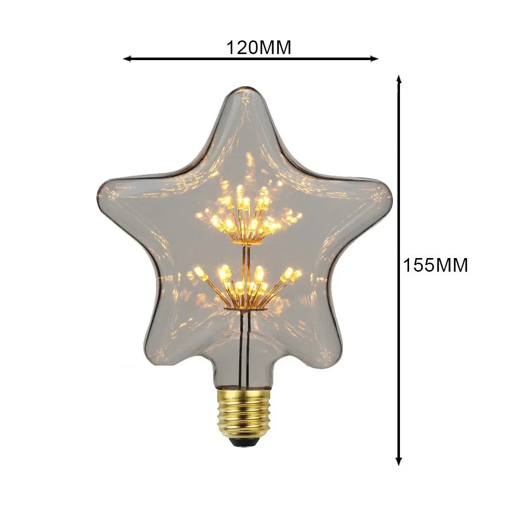 Afralia™ Retro Edison Bulb LED 3W E27 Industrial Vintage Lamp Light Bulb