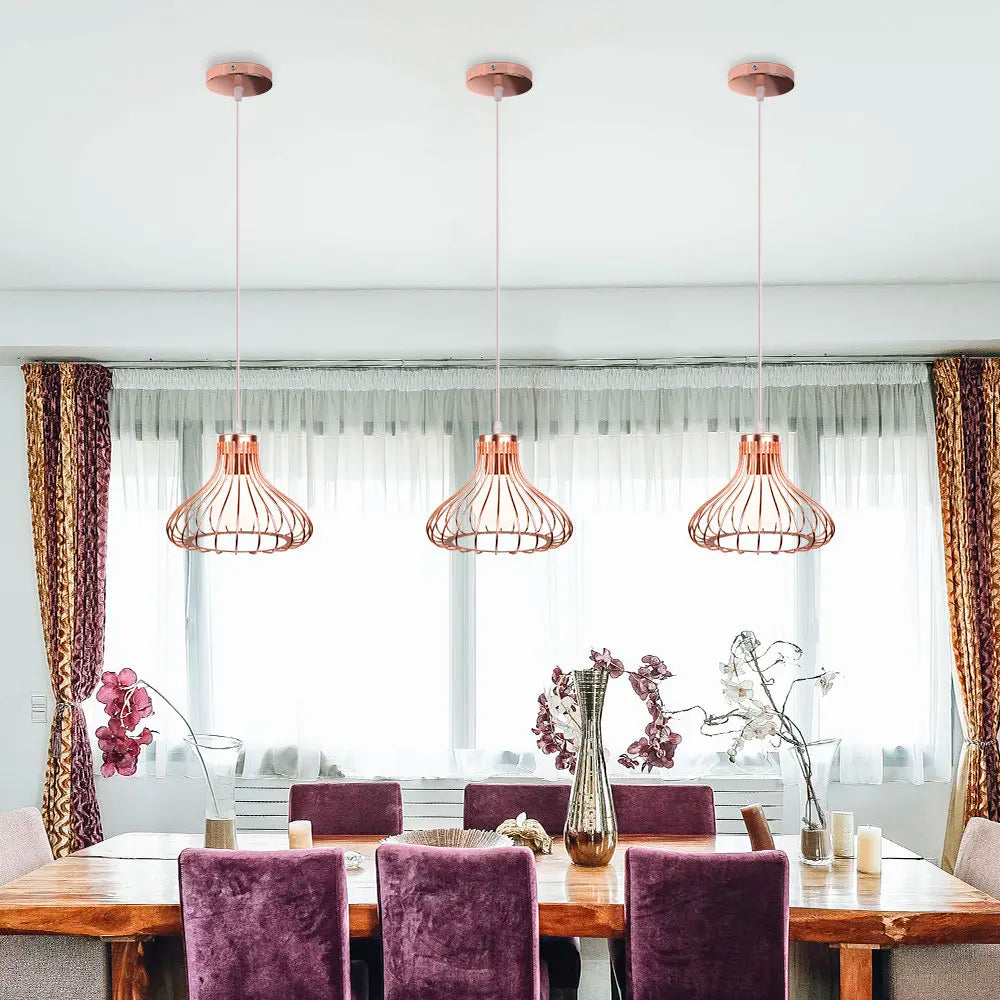 Afralia™ Industrial Pendant Lights E27 LED Hanging Lamp Modern Loft Lighting for Home