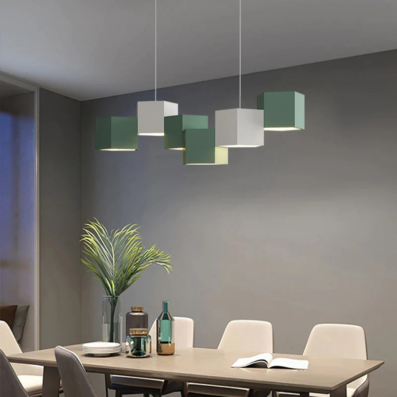 Dimmable LED Chandelier by Afralia™ - Nordic Design for Kitchen and Dining Tables