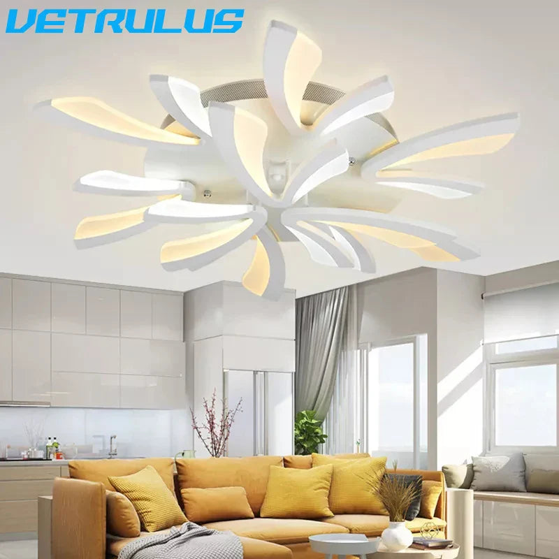 Afralia™ Branch Design LED Chandelier: Modern Nordic Acrylic Ceiling Light for Stylish Living Room Décor