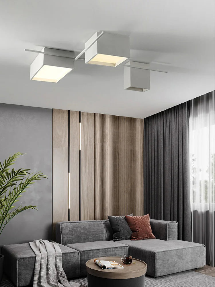 Afralia™ LED Ceiling Lights Modern Minimalist Living Room Dining Bedroom Lamps