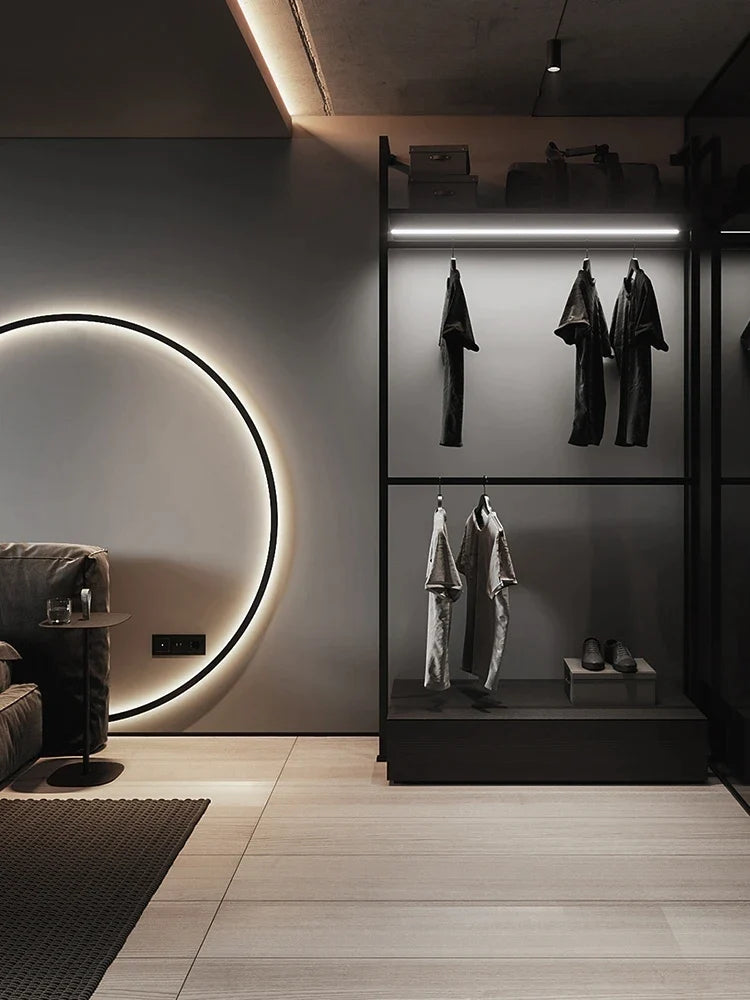 Afralia™ Ring Art Wall Light: Nordic Minimalist Sofa Background Decoration