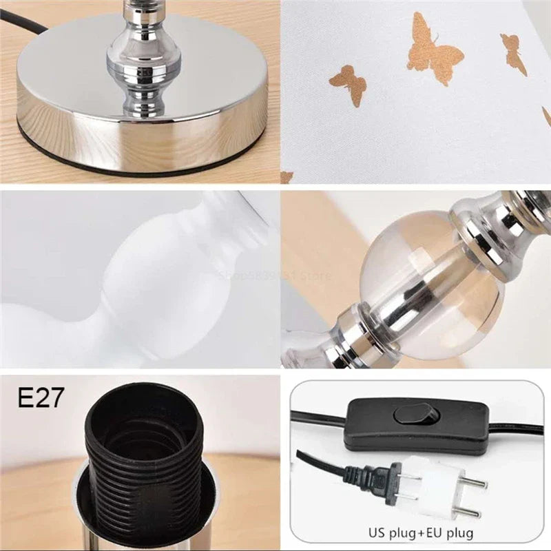 Afralia™ Nordic Crystal LED Table Lamp for Living Room, Bedroom, and Study - Modern Art Deco Lighting