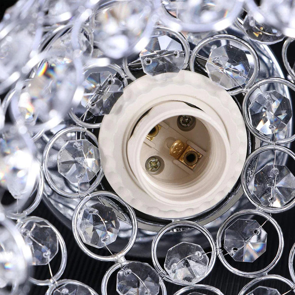 Afralia™ Crystal Ball Ceiling Light: Nordic Vintage LED Fixture for Home Living Room Kitchen Bar Loft