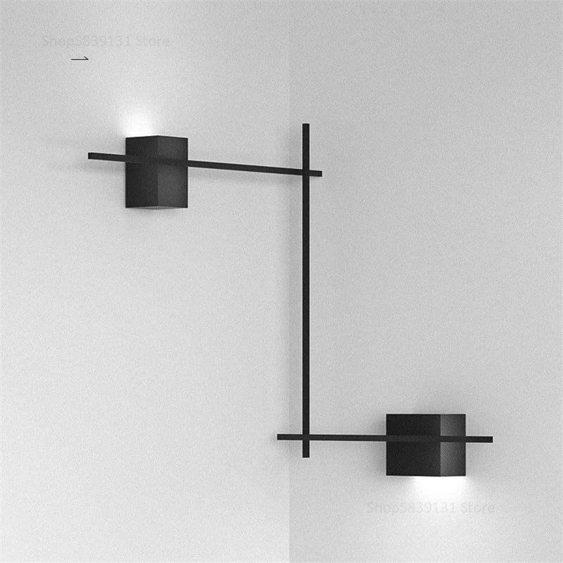 Nordic Modern Minimalist Wall Light by Afralia™ for Living Room Staircase Decor