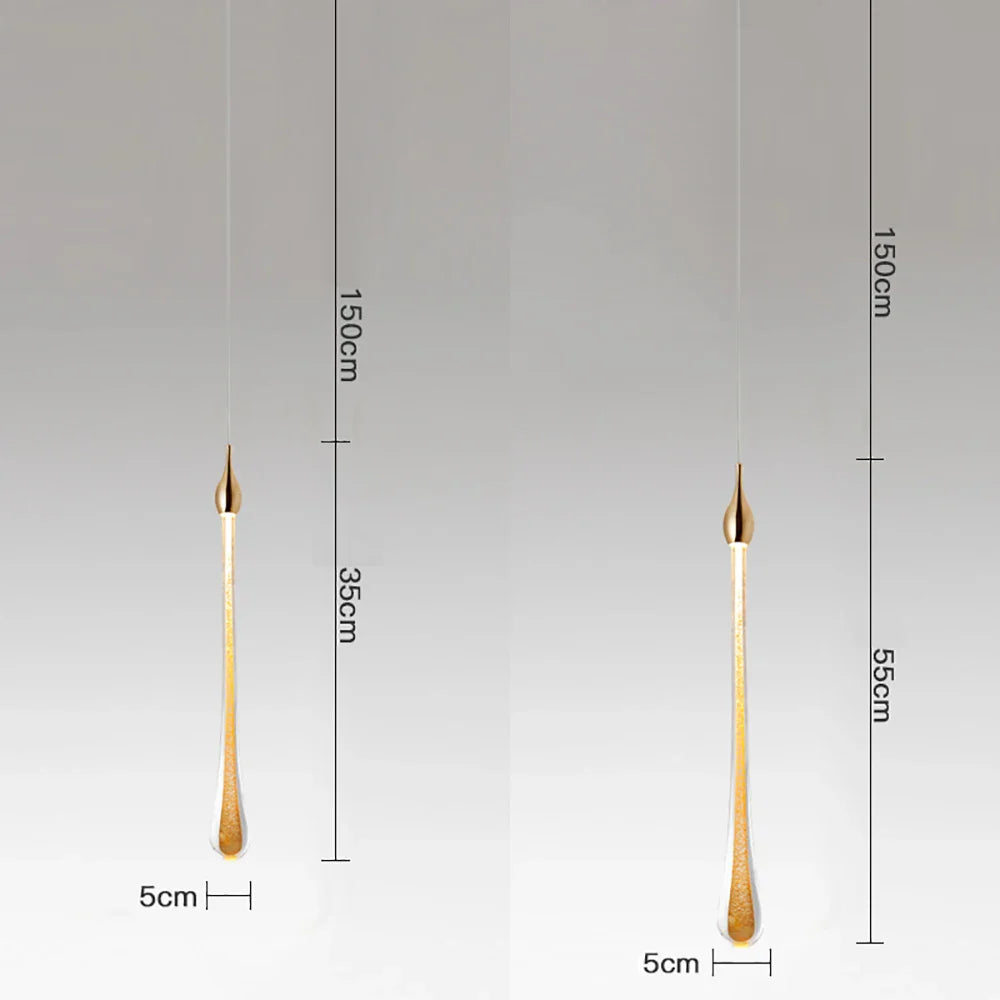 Afralia™ Crystal Water Drop Chandeliers: Modern Luxury LED Lighting for Bedroom, Bar & Decor