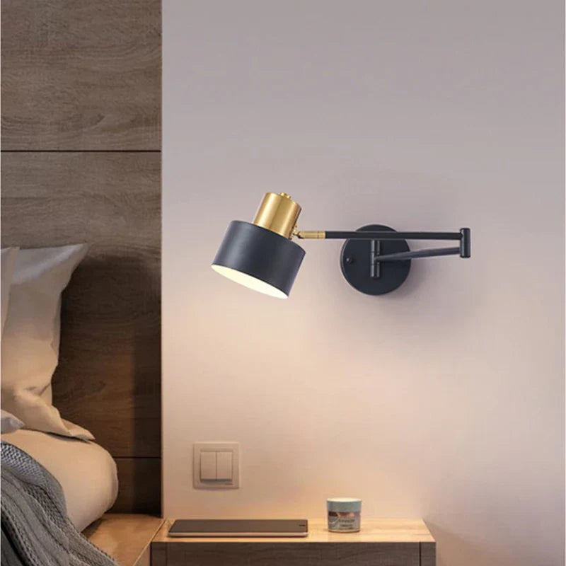 Afralia™ Rotatable E27 LED Wall Lamp - Stylish Sconces for Home Décor