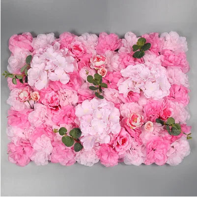 Afralia™ Silk Rose Fake Flower Wall Wedding Decoration Romantic Home Decor