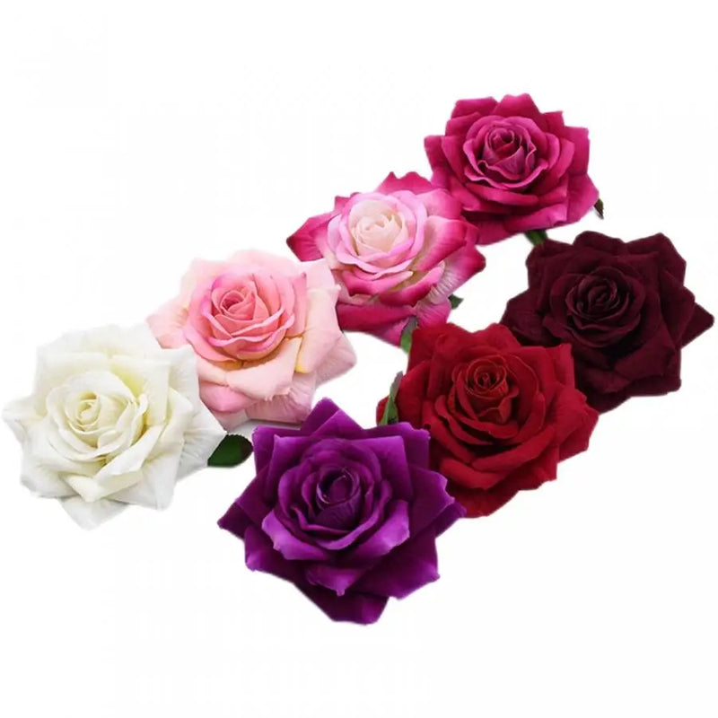 Afralia™ Silk Roses Heads: 10PCS High Quality DIY Flowers for Home Decoration and Wedding