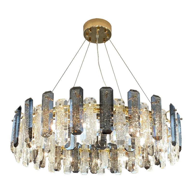 Afralia™ Modern Luxury Crystal Chandelier for Living Room Hall Dining Bedroom Pendant Lights
