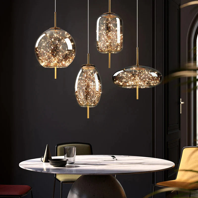 Afralia™ Crystal Chandelier with LED Light for Modern Kitchen Decor