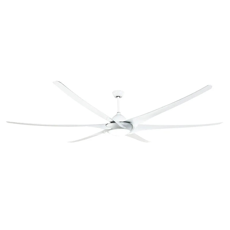 Afralia™ 100 Inch Large Ceiling Fan with Light and Reversible DC Motor