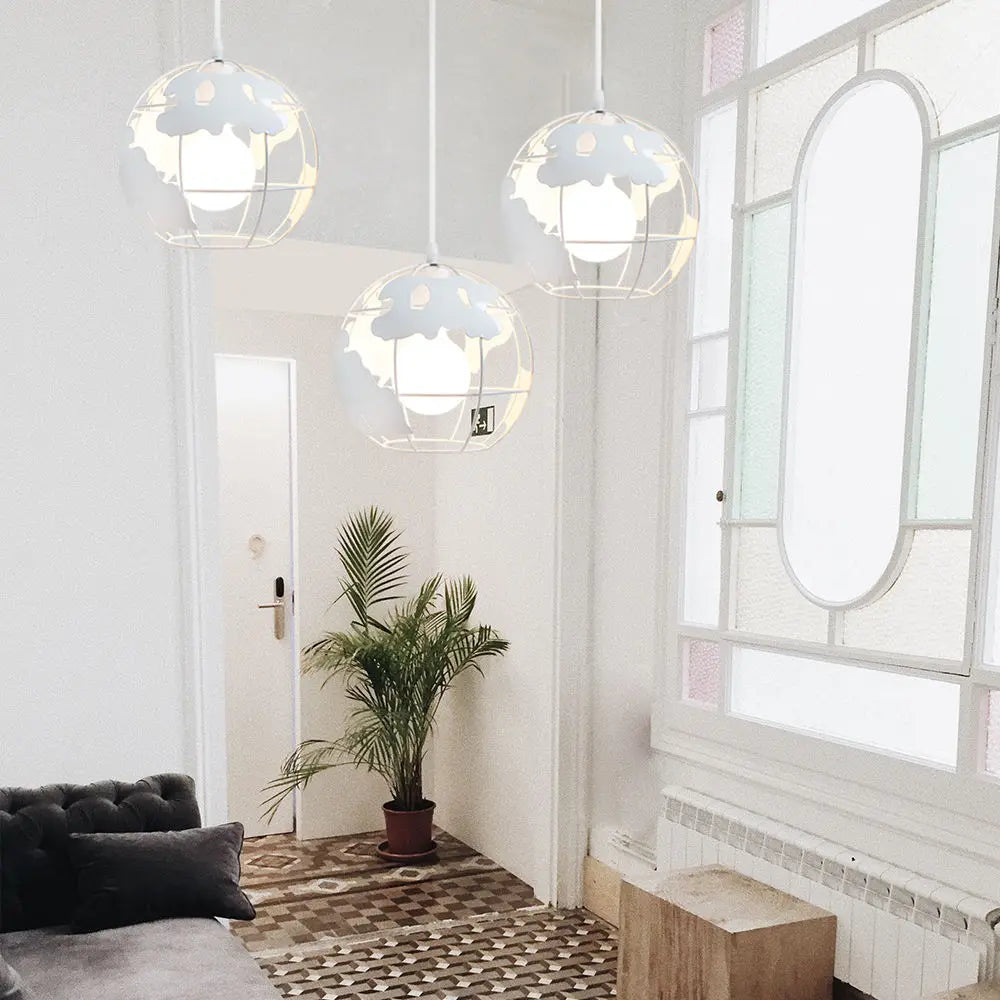 Afralia™ Industrial Vintage Loft Pendant Lights LED Hanging Lamps for Home Decor