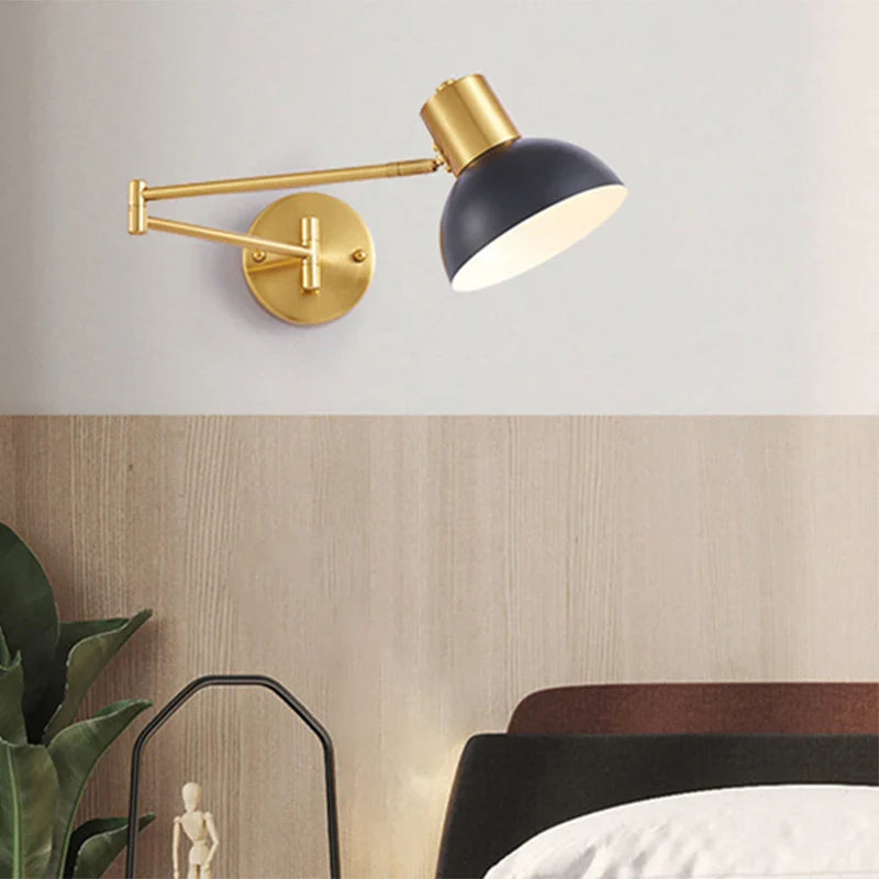 Afralia™ Rotatable E27 LED Wall Lamp - Stylish Sconces for Home Décor