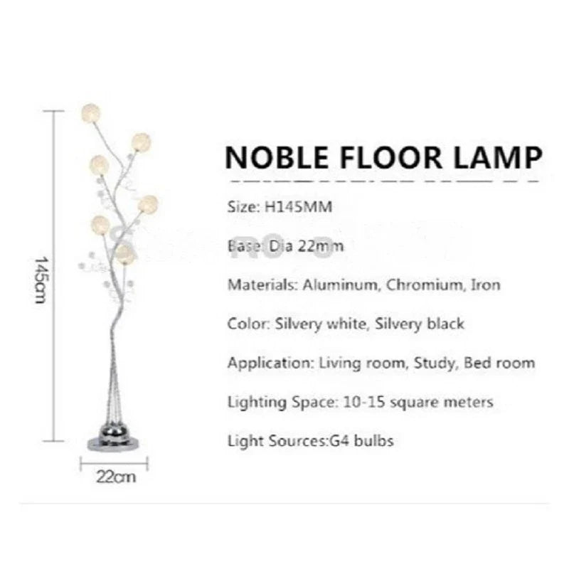 Afralia™ Nordic Aluminum Floor Lamp with Remote Control LED Switch for Elegant Living Room