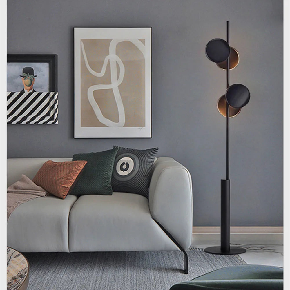 Afralia™ Nordic Black Floor Lamp: Minimalist Designer Art for Living Room, Bedroom & Studio