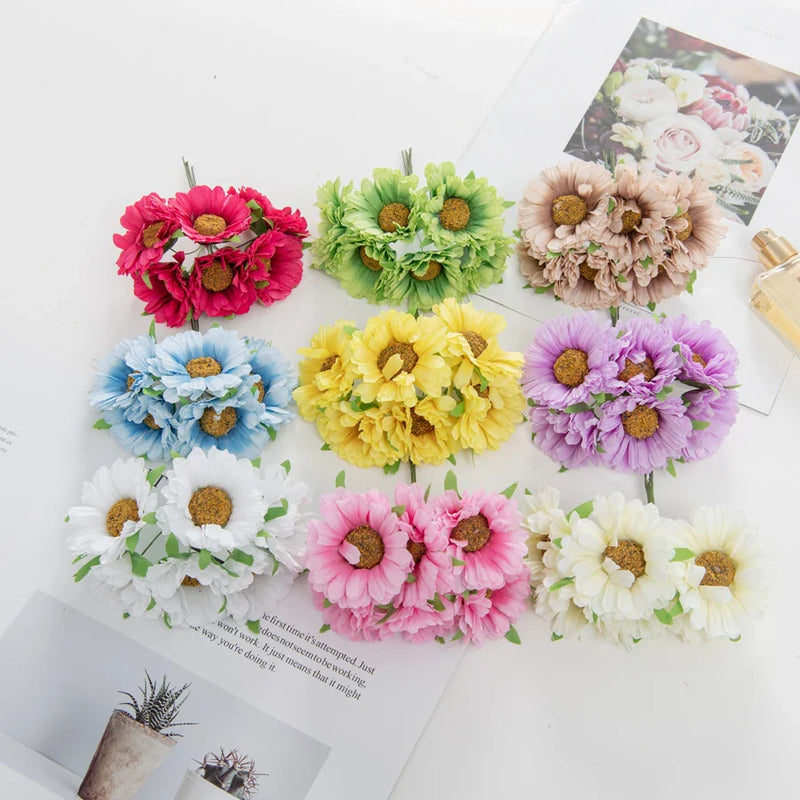 Afralia™ Silk Daisy Gerbera Stamen for Home Wedding DIY Decor