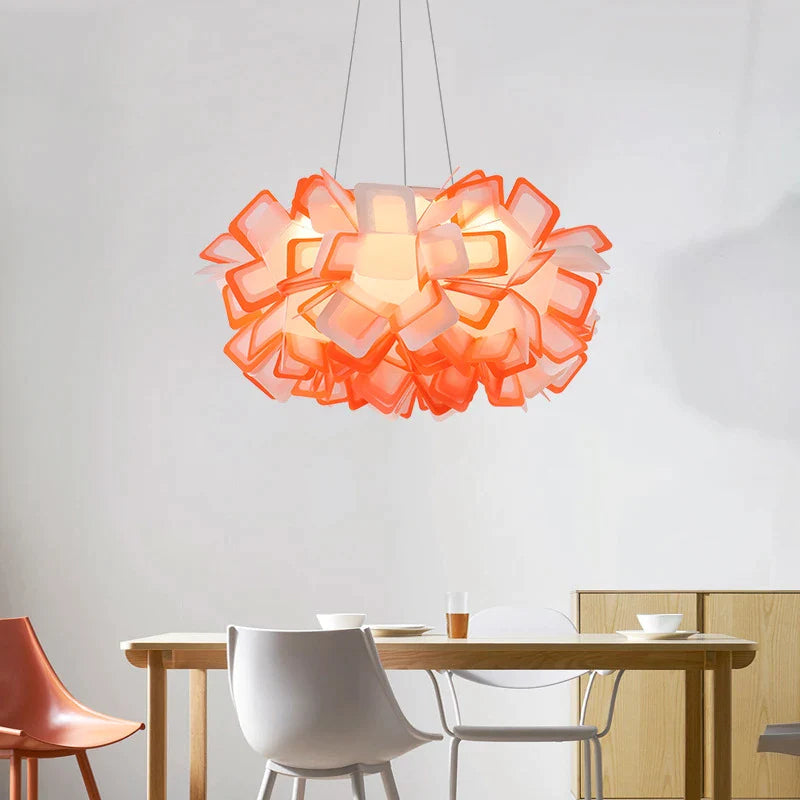 Afralia™ LED Flower Ceiling Pendant Lamp for Living Room Bedroom