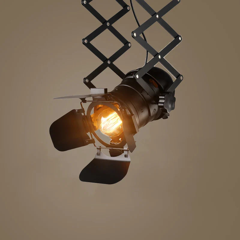 Afralia™ Loft Industrial Vintage Ceiling Light, Adjustable Flexible Hanging Lamp